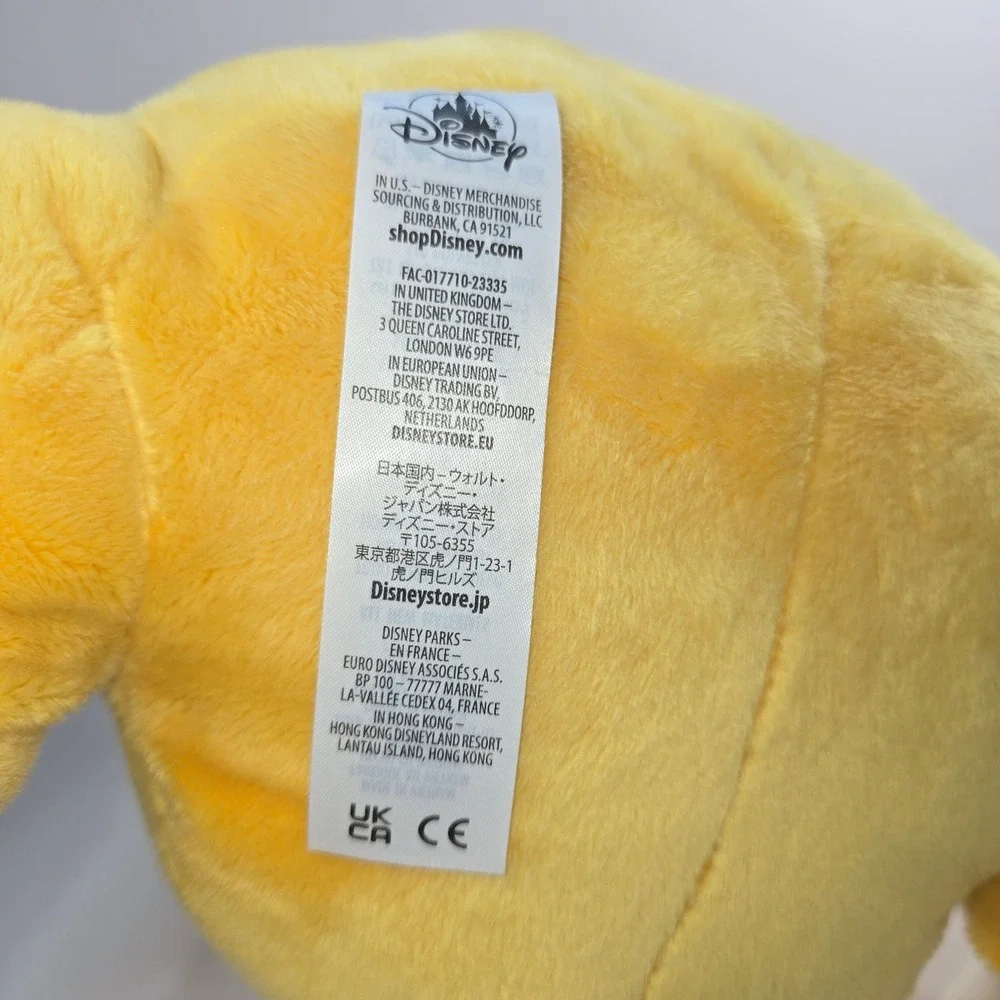 Disney Store Winnie The Pooh Plush Large Stuffed Animal Red Shirt Bear 16
